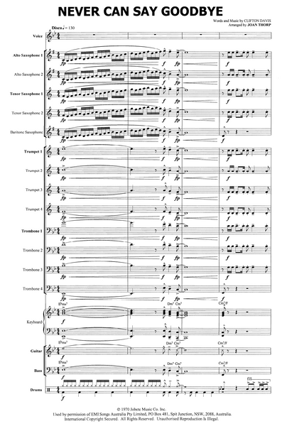 Never Can Say Goodbye - PDF