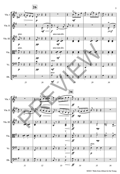 Waltz from Album for the Young (Tchaikovsky)