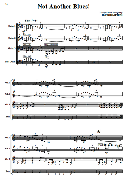 Guitar Ensemble sheet music Level 2 Pack 1