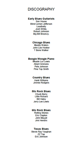 Guitar Ensemble sheet music Blues Pack Level 2 Pack 1