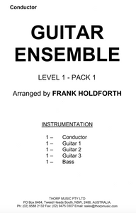 Guitar Ensemble sheet music Level 1 Pack 1
