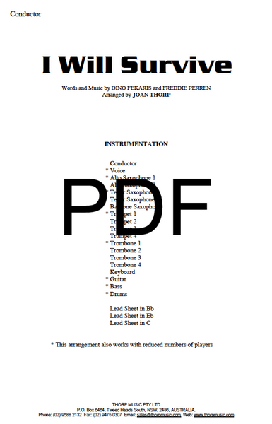 I Will Survive - PDF