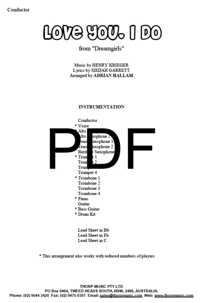 Love You, I Do - PDF