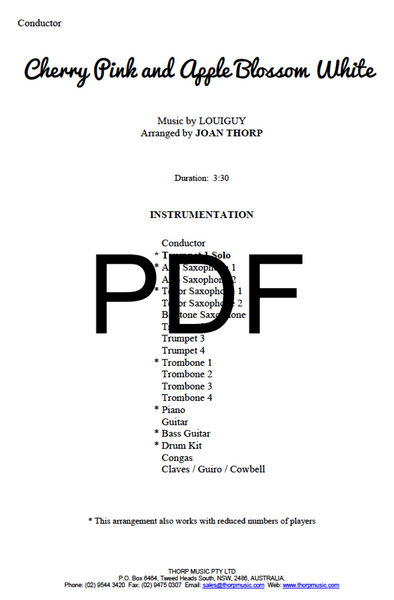 Cherry Pink and Apple Blossom White - PDF