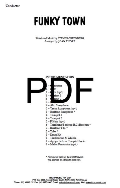 Funky Town - PDF