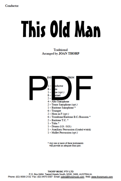 This Old Man - PDF