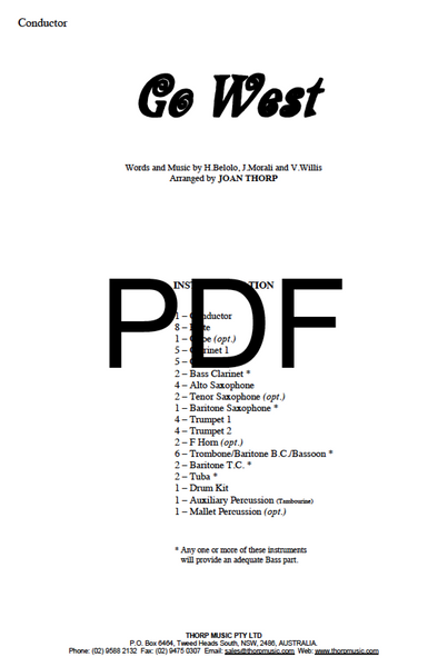 Go West - PDF