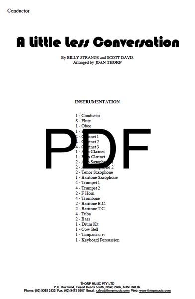 A Little Less Conversation - PDF