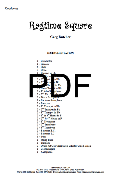 Ragtime Square - PDF
