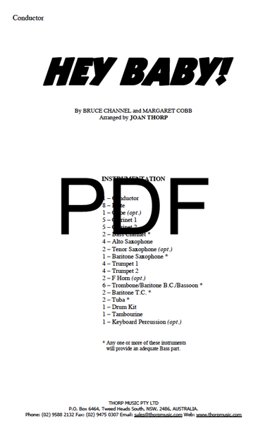 Hey Baby - PDF