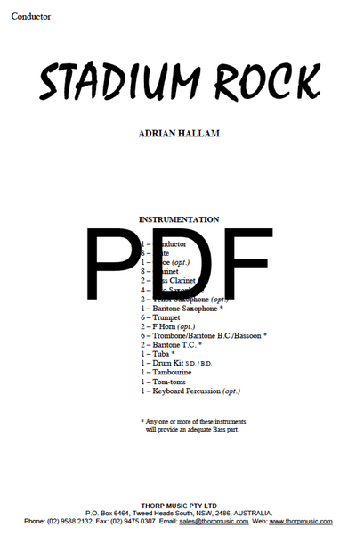 Stadium Rock - PDF
