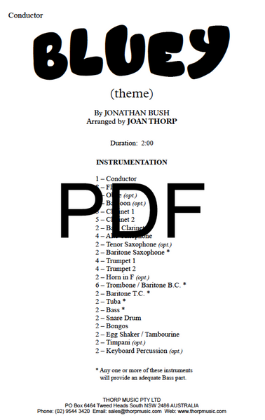 Bluey (theme) - PDF