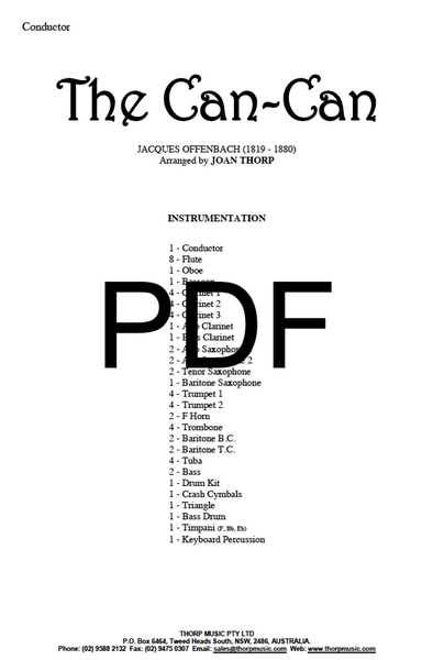 The Can Can - PDF