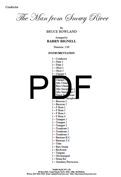 The Man from Snowy River - PDF