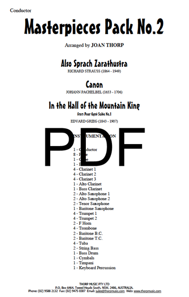Masterpieces Pack No.2 - PDF