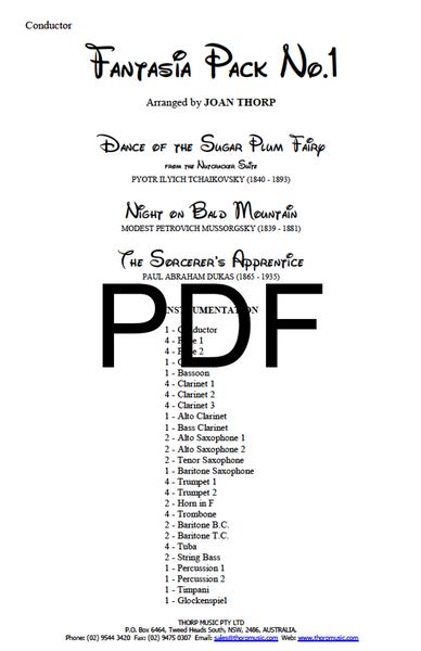 Fantasia Pack No.1 - PDF