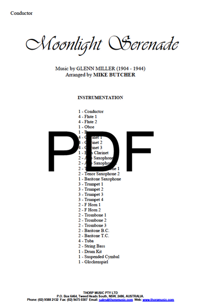 Moonlight Serenade - PDF