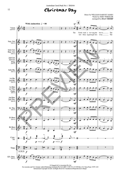 Australian Carol Pack No.1 - PDF