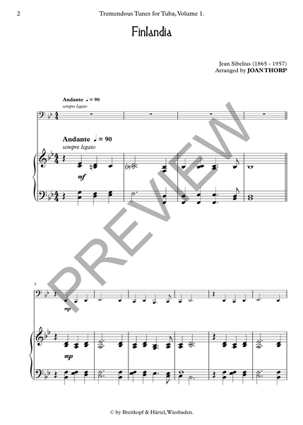 Tremendous Tunes for Tuba, Volume 1.