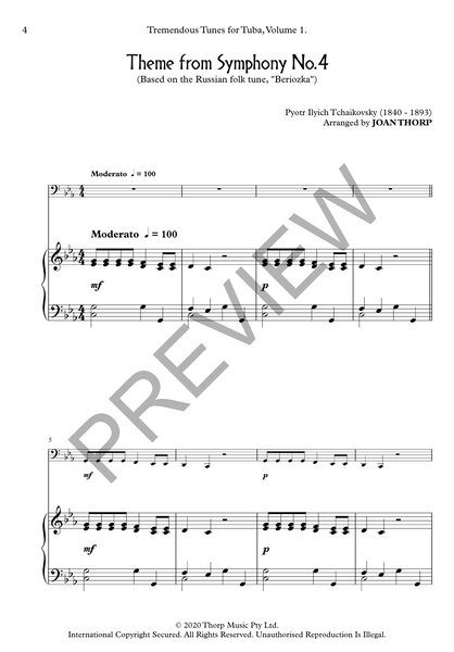 Tremendous Tunes for Tuba, Volume 1.