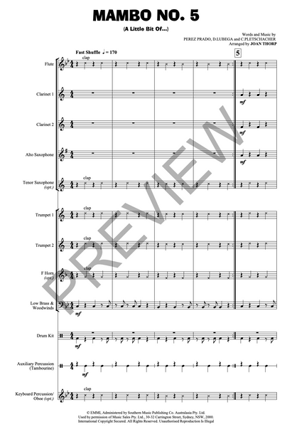 Mambo No.5 (..a little bit of) - PDF