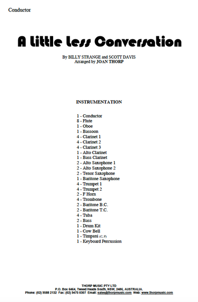 A Little Less Conversation