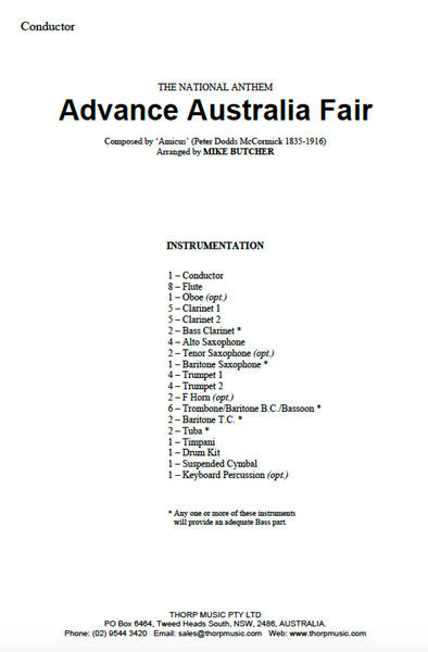 Advance Australia Fair