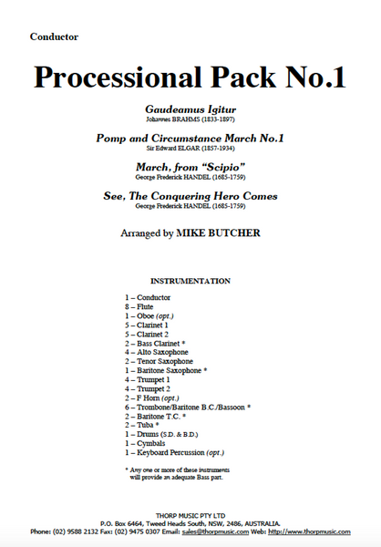 Processional Pack No.1