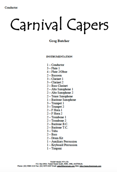Carnival Capers