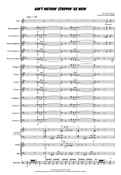 Ain't Nothin' Stoppin' Us Now - PDF