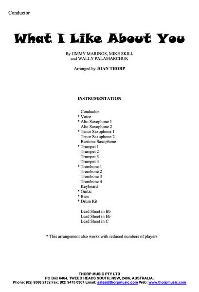 What I Like About You