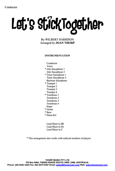 Let's Stick Together