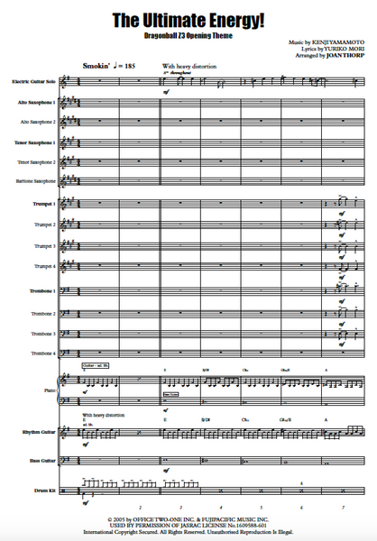 The Ultimate Energy! (Dragonball Z3 Opening Theme)