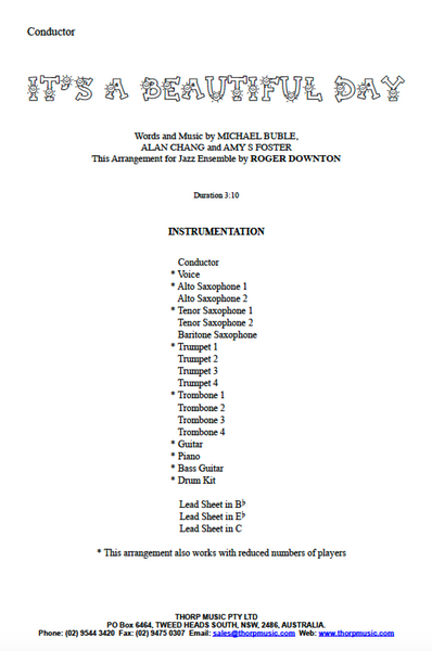 It's a Beautiful Day