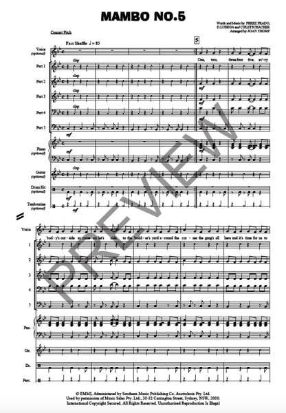 Mambo No.5 (a little bit of…)