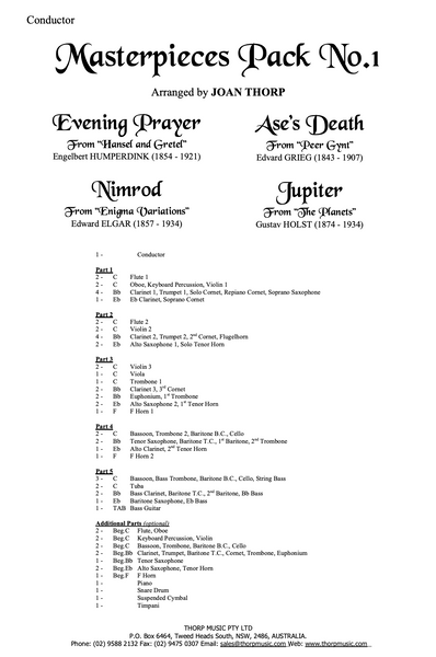 Masterpieces Pack No.1