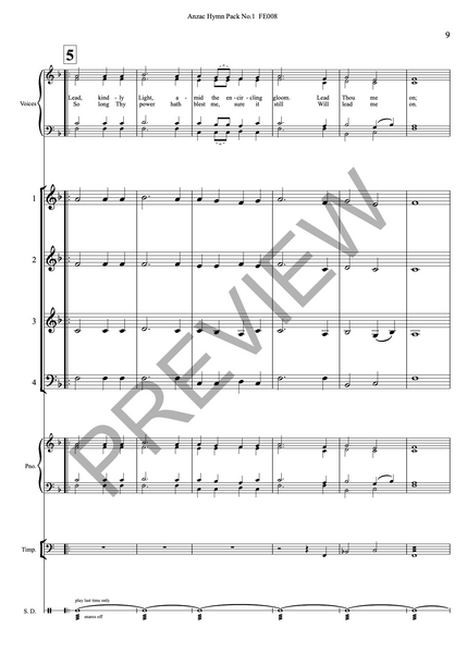 Anzac Hymn Pack No.1