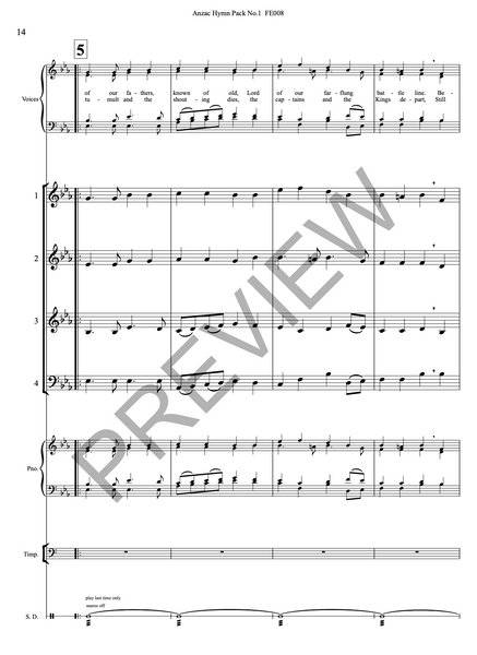 Anzac Hymn Pack No.1