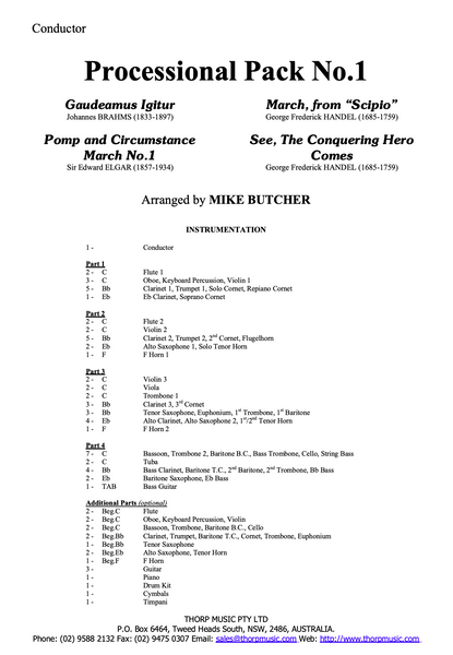 Processional Pack No.1