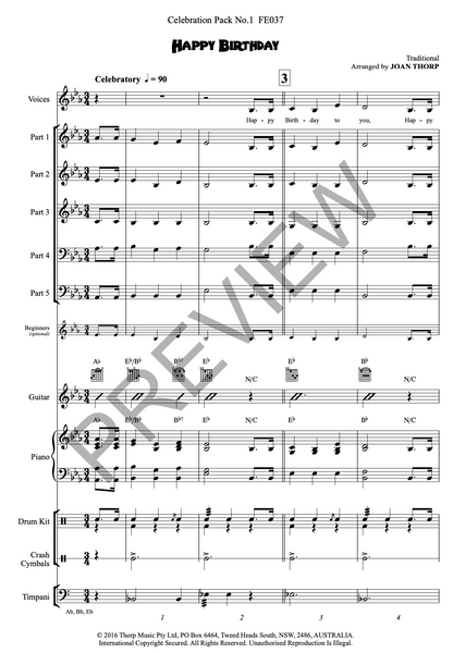 Celebration Pack No.1