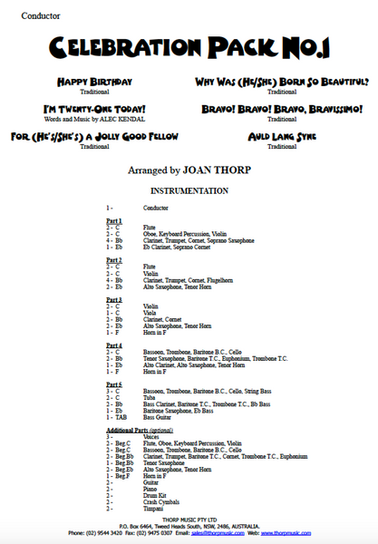 Celebration Pack No.1