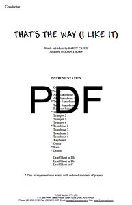 That's the Way (I Like It) - PDF