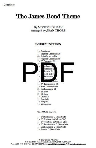 The James Bond Theme - PDF