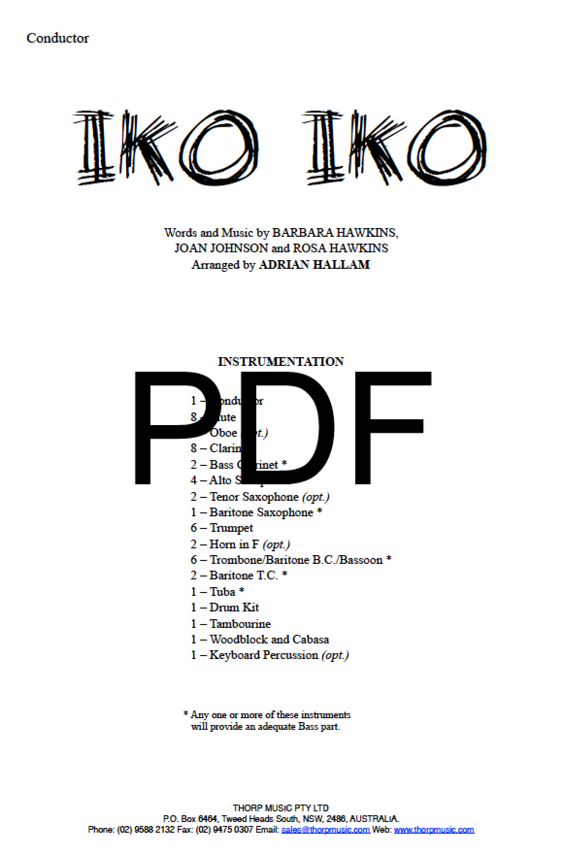 Iko Iko - PDF