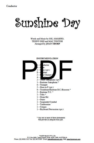 Sunshine Day - PDF