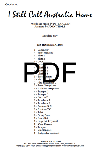 I Still Call Australia Home - PDF
