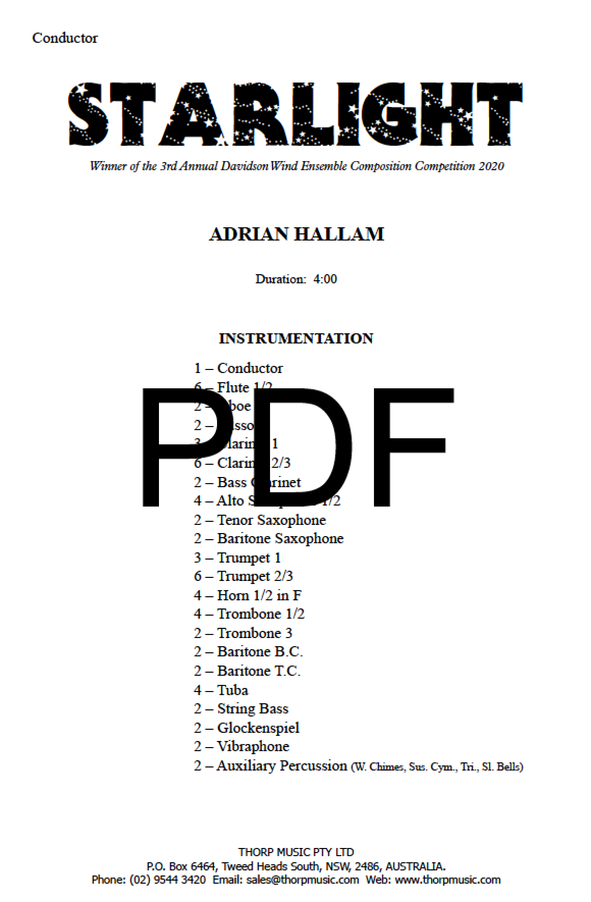 Starlight - PDF