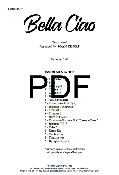 Bella Ciao - PDF