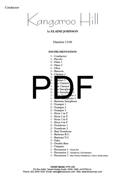 Kangaroo Hill - PDF