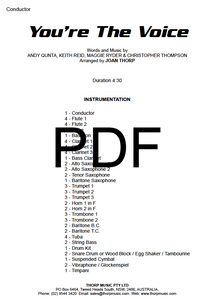 You're The Voice - PDF